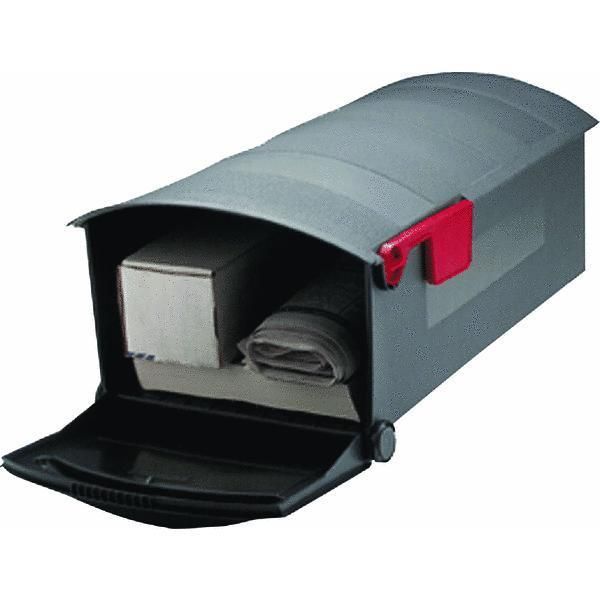 Black, Rubbermaid Roughneck Polymer C2 Mailbox MB515B Solar Group 