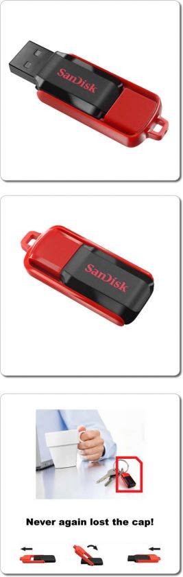 New Sandisk Cruzer Switch 32GB USB Flash Pen Drive SDCZ52 CZ52 Memory 