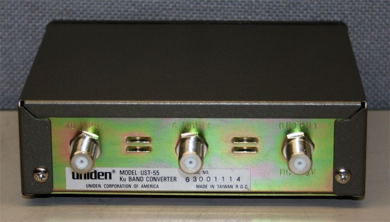 Uniden UST 55 Ku Band Converter Satellite Television  