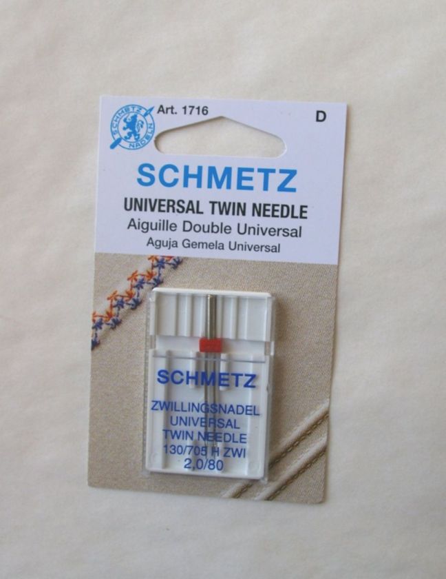 Sewing Machine Universal Twin Needle Schmetz 1716 130 / 705 2.0 / 80 