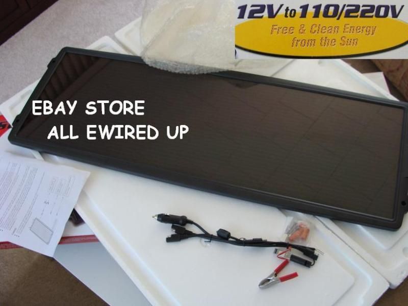 NEW Do It Yourself Solar Panel Power Kit 12V 110V 220V  