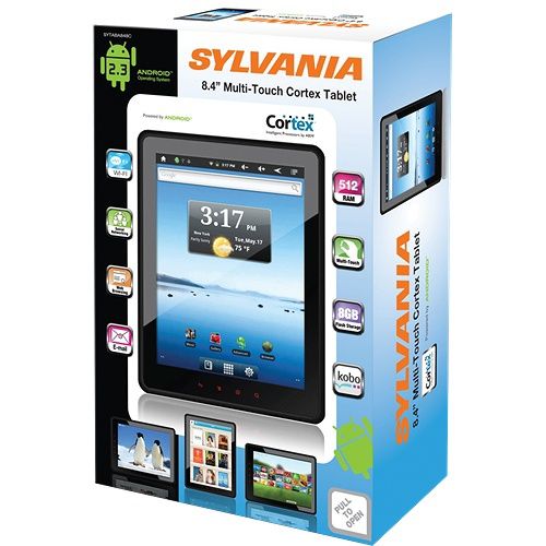 Sylvania 8.4 Multi Touch Screen Android Tablet PC   SYTABA848C 