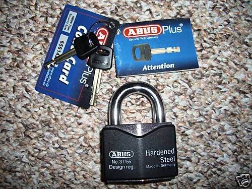 HIGH SECURITY PADLOCK, ABUS PADLOCK 4 HASP TRUCK LOCK  