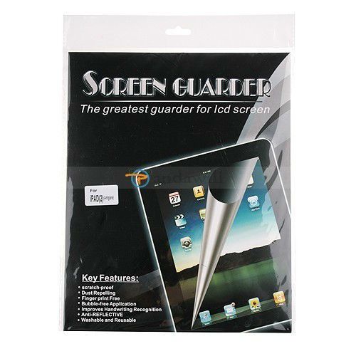   Clear Universal LCD Screen Protector Guard For iPad 2 2nd Gen 1 PC New