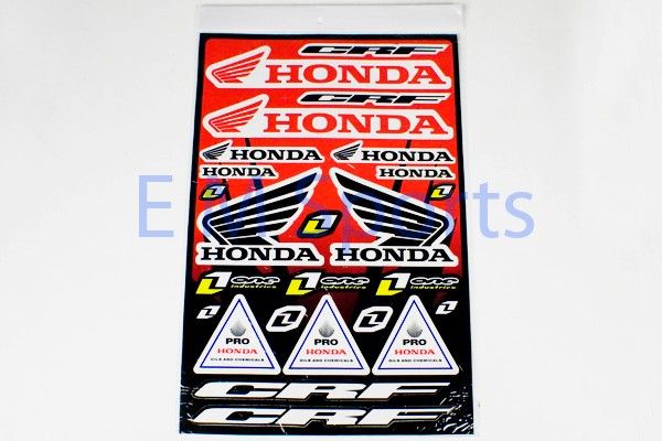 Mini Pocket Bike Honda Stickers Decals Parts 47cc 49cc  