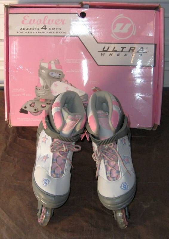 Ultra Wheels Adjustable Inline Skates Rollerblades 5 8  