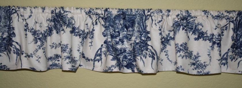 Custom Waverly La Petite Ferme GATHERED POCKET VALANCE  