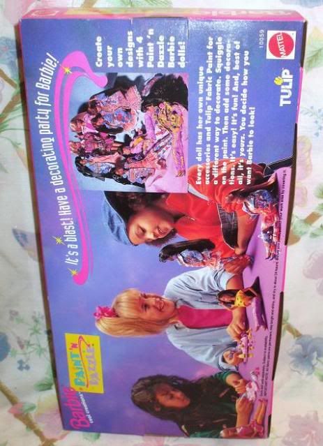 MATTEL 1993 BARBIE PAINTN DAZZLE BRUNETTE DOLL NRFB NEW SEALED  