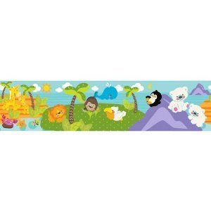   PRECIOUS PLANET Wallpaper Wall Border Room Decor Baby Animals BR1