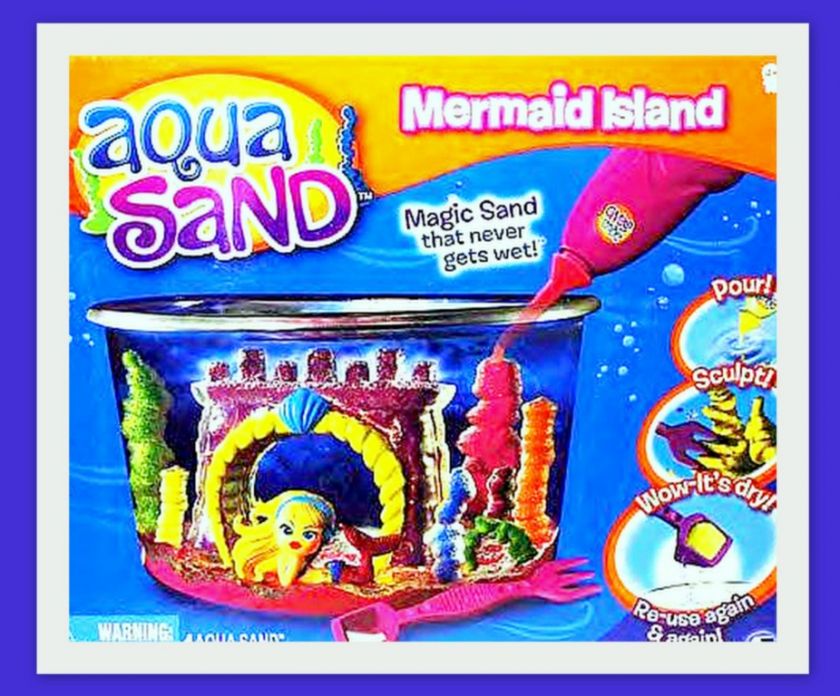 MERMAID ISLAND AQUA SAND SCULPTING AQUASAND KIT HTF NEW  