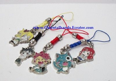 Japanese Animation Fairy Tale Cell Phone Charm Mascot 5 pcs Set  