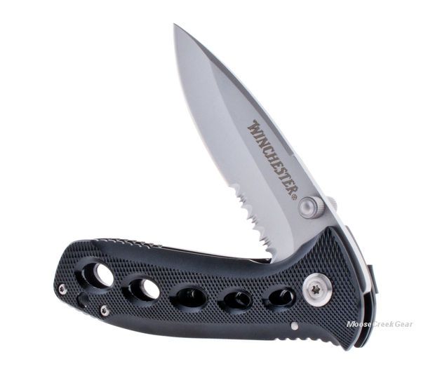 Winchester Tactical EDC Folding Pocket Knife Part Serr  