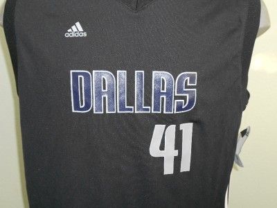   Dirk Nowitzki MAVERICKS YOUTH Large L Adidas Rev30 Jersey AiQ  